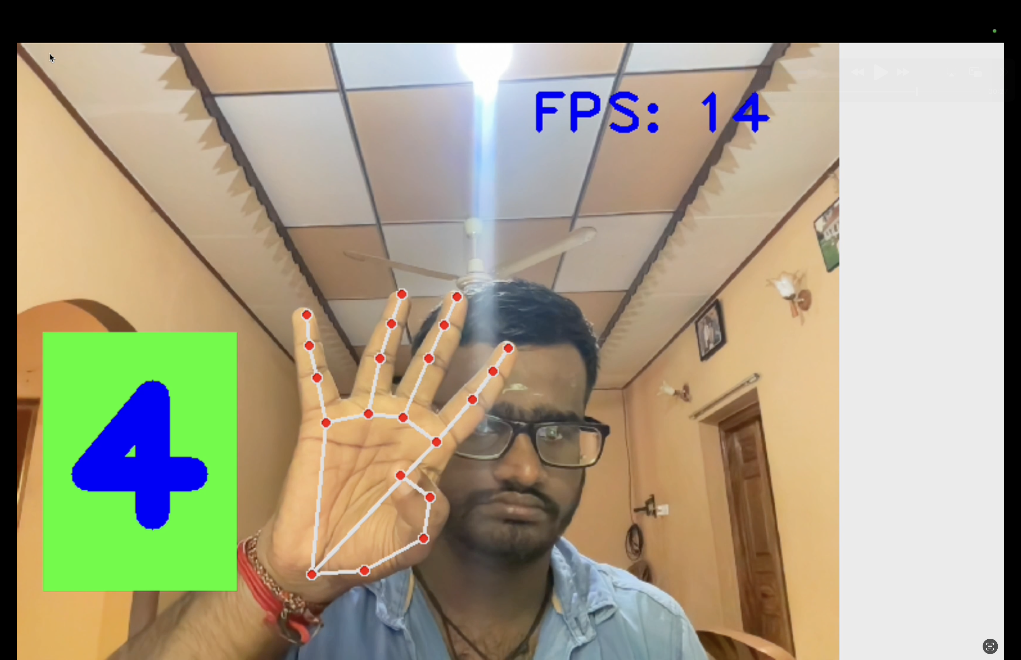 Finger Counter using Hand Tracking